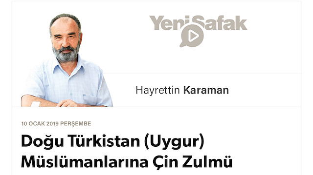 Doğu Türkistan (Uygur) Müslümanlarına Çin Zulmü