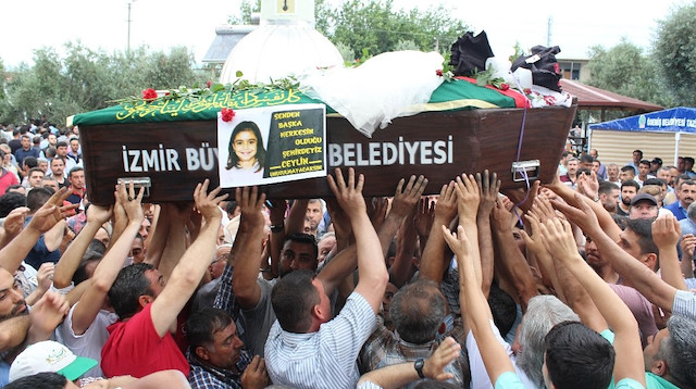 Küçük Ceylan'ın cenaze töreni