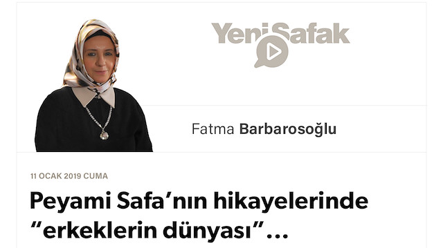 Peyami Safa’nın hikayelerinde “erkeklerin dünyası”...