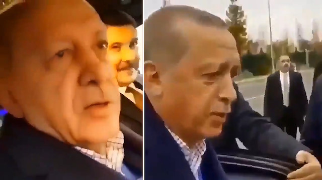 Erdoğan soğukta bekleyen gençleri görüce konvoyu durdurdu