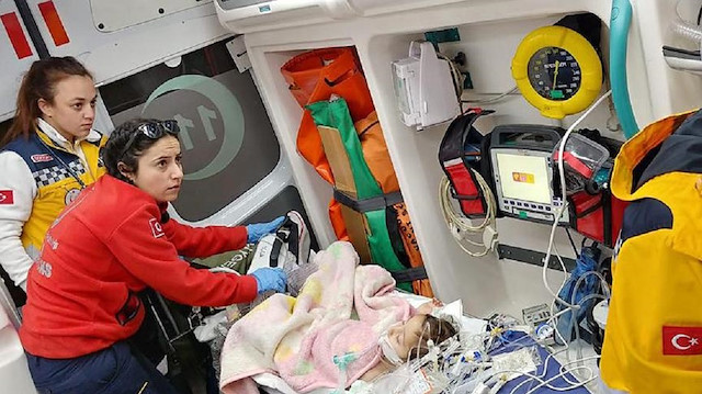 Kayseri'de tedaviye alınan küçük çocuğun durumu ciddiyetini koruyor.