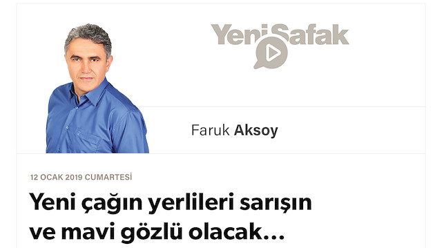 Yeni çağın yerlileri sarışın ve mavi gözlü olacak…