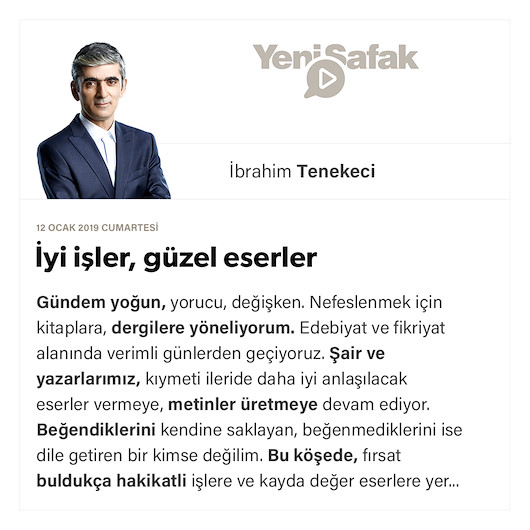 İyi işler, güzel eserler