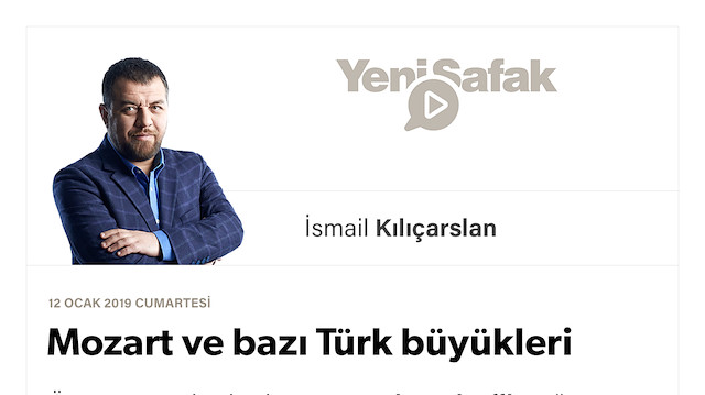 Mozart ve bazı Türk büyükleri