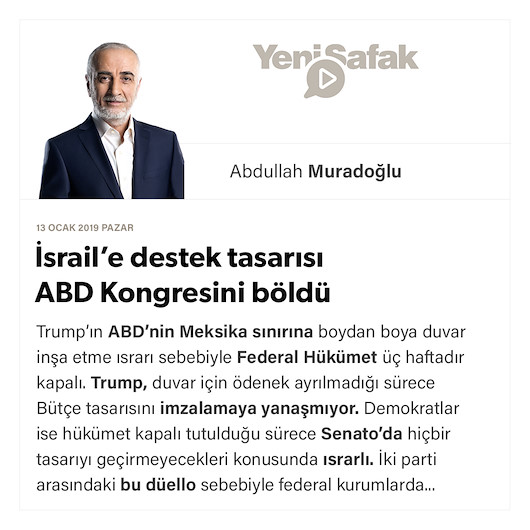 İsrail’e destek tasarısı ABD Kongresini böldü