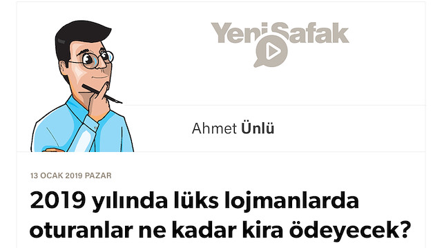 2019 yılında lüks lojmanlarda oturanlar ne kadar kira ödeyecek?