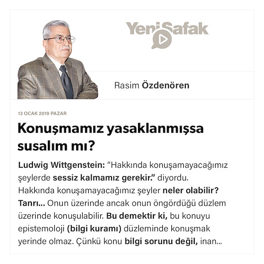 Konuşmamız yasaklanmışsa susalım mı?