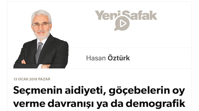 Seçmenin aidiyeti, göçebelerin oy verme davranışı ya da demografik yapı nasıl değişir birkaç örnek