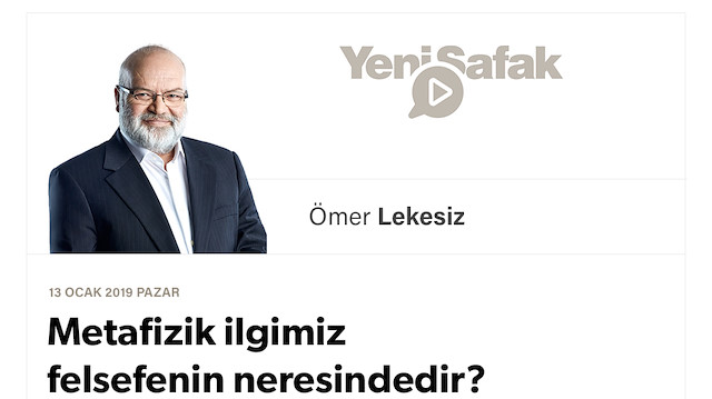 Metafizik ilgimiz felsefenin neresindedir?