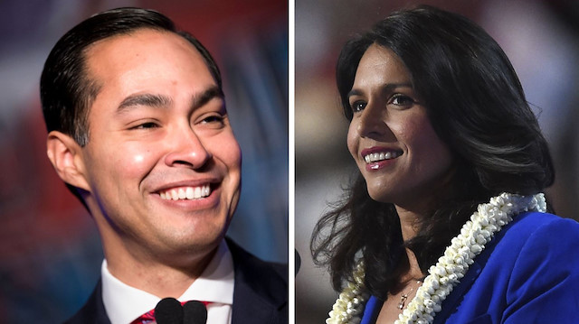 Julian Castro ve Tulsi Gabbard