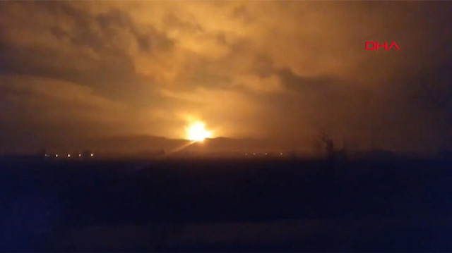 Sakarya'daki patlama anından görüntü