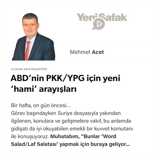 ABD’nin PKK/YPG için yeni ‘hami’ arayışları