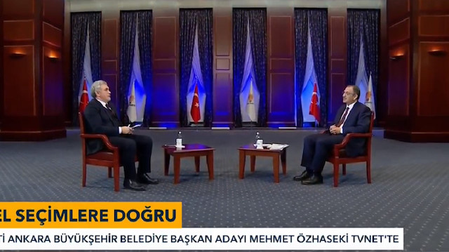 Ankara Büyükşehir Belediye Başkan Adayı Mehmet Özhaseki TVNET'te