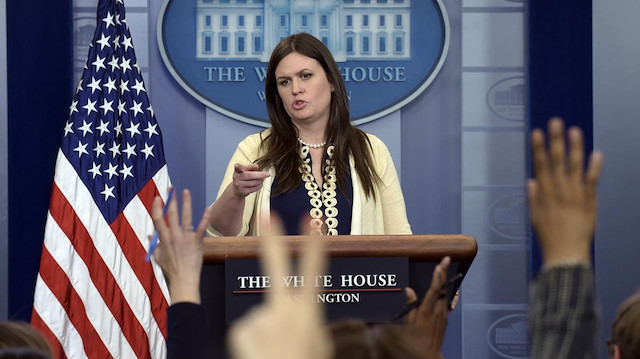 Beyaz Saray Sözcüsü Sarah Sanders