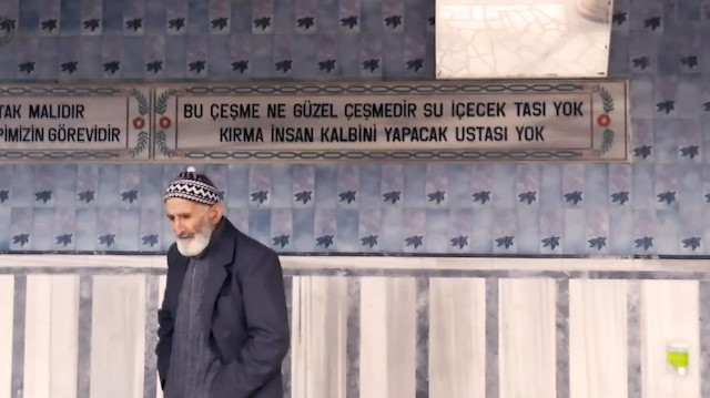 Çeşmeleri çalan hırsızlar cemaati susuz bıraktı