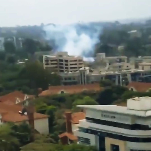 Kenya'da patlama: Silah sesleri geliyor