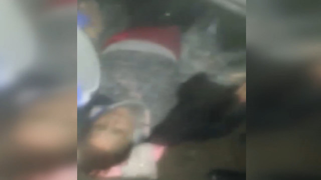 2 kişinin hayatını kaybettiği kaza sonrası yaşanan can pazarı kamerada