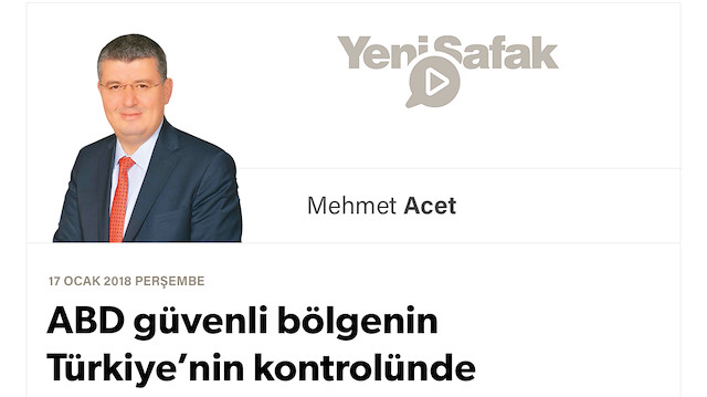 ABD güvenli bölgenin Türkiye’nin kontrolünde olmasına rıza gösterir mi?