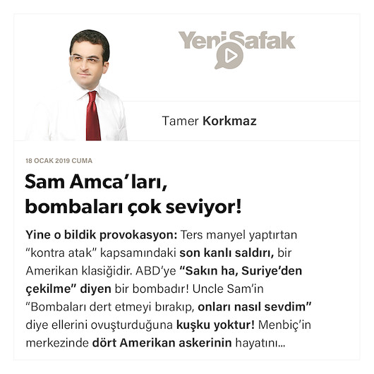 Sam Amca’ları, bombaları çok seviyor!