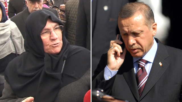 Erdoğan 'CHP ile iş olmaz' diyen kadınla konuştu