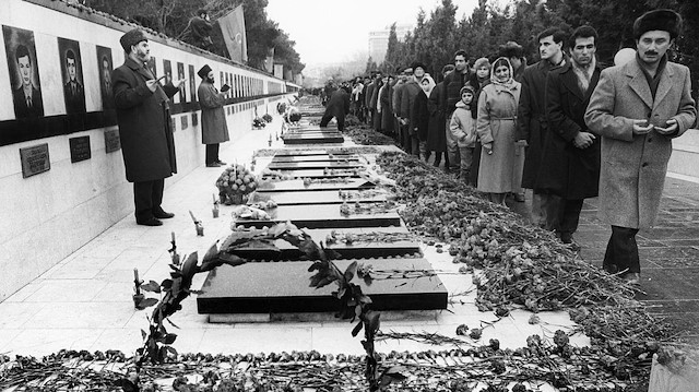 Azerbaycan'da Kara Ocak Yanvar-Bakü Katliamı