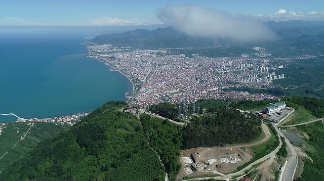 Ordu havadan görünüm.