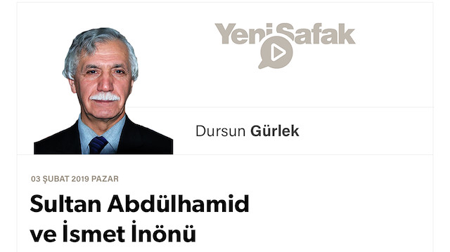 Sultan Abdülhamid ve İsmet İnönü