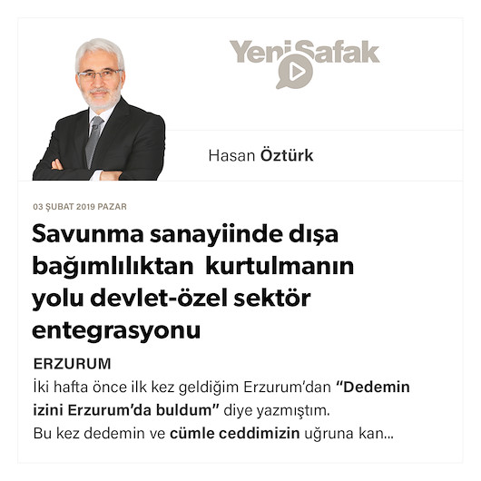 Savunma sanayiinde dışa bağımlılıktan kurtulmanın yolu devlet-özel sektör entegrasyonu