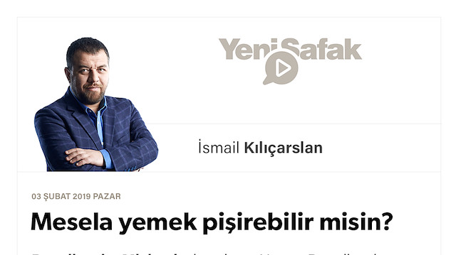 Mesela yemek pişirebilir misin?