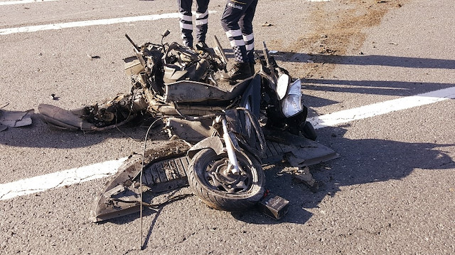 TEMde kaza: Motosiklet sürücüsü hayatını kaybetti