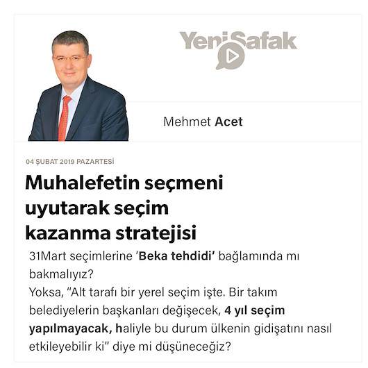Muhalefetin seçmeni uyutarak seçim kazanma stratejisi