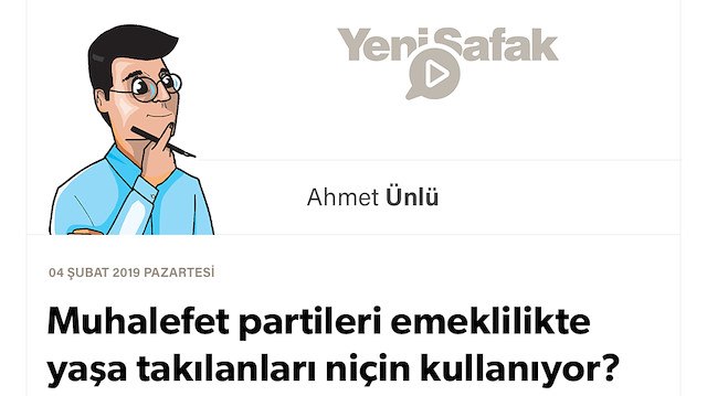 Muhalefet partileri emeklilikte yaşa takılanları niçin kullanıyor?