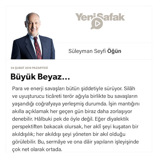Büyük Beyaz…