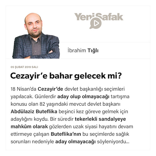 Cezayir’e bahar gelecek mi?