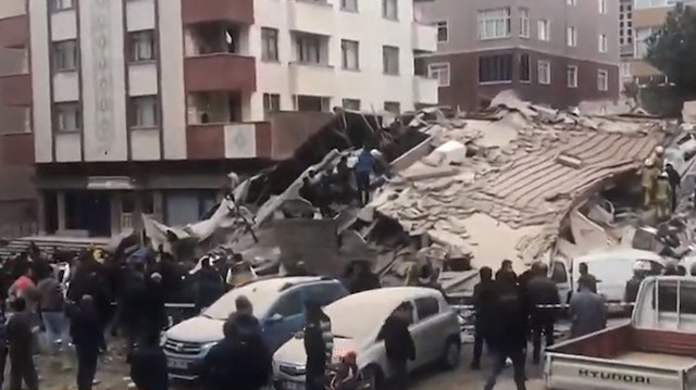 6 katlÄ± bina Ã§Ã¶ktÃ¼ ile ilgili gÃ¶rsel sonucu