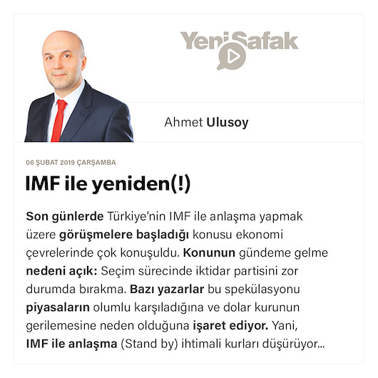 IMF ile yeniden(!)