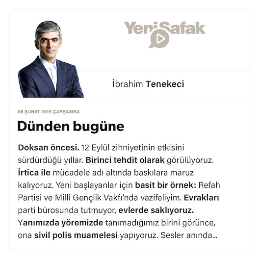 Dünden bugüne