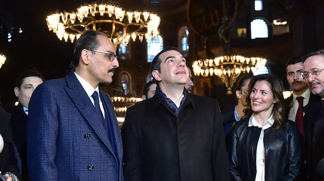 Yunanistan Başbakanı Çiprasdan Ayasofya ziyareti