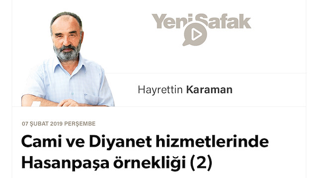 Cami ve Diyanet hizmetlerinde Hasanpaşa örnekliği (2)