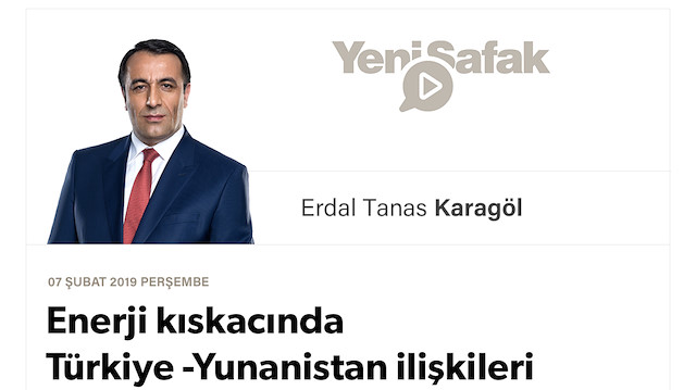 Enerji kıskacında Türkiye -Yunanistan ilişkileri