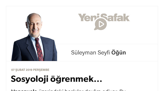 Sosyoloji öğrenmek…
