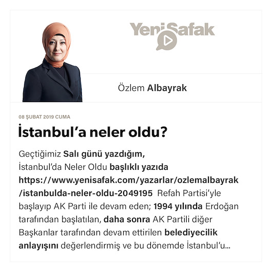 İstanbul’a neler oldu?