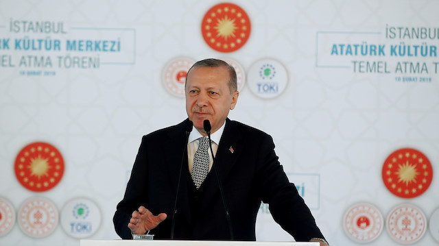 Cumhurbaşkanı Recep Tayyip Erdoğan.