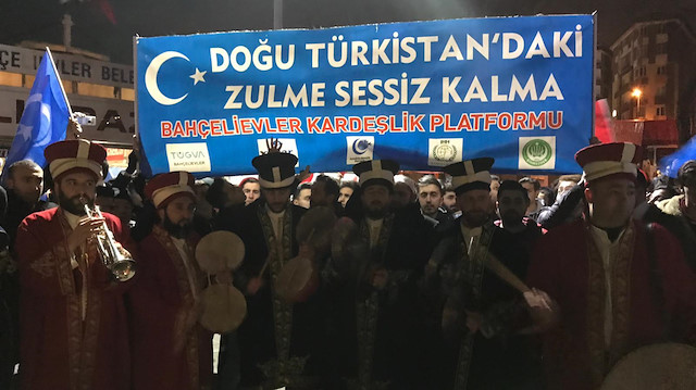 Bahçelievler Kardeşlik Platformu'ndan protesto.