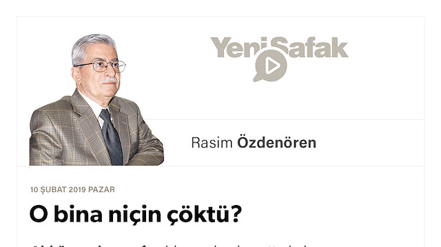 O bina niçin çöktü?