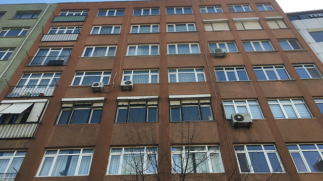 Şişli'de boşaltılan binalardan biri.