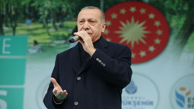 Cumhurbaşkanı Recep Tayyip Erdoğan.