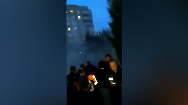 Çekmeköy'de helikopter düştü