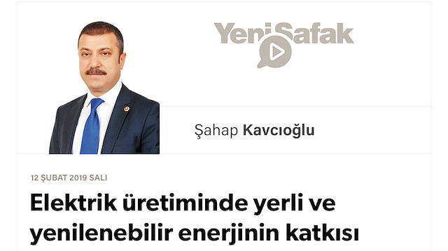 Elektrik üretiminde yerli ve yenilenebilir enerjinin katkısı