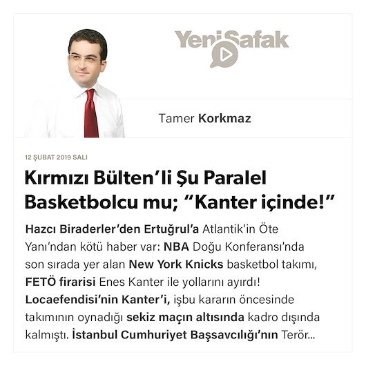 Kırmızı Bülten’li Şu Paralel Basketbolcu mu; “Kanter içinde!”